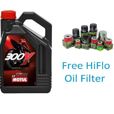 We don't just make oil, we reinvent it everyday! Motul 300V Road Race - 15w50 Synthetic Motorcycle Oil 4 Litres