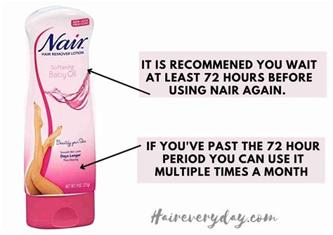 How Often Can You Use Nair Complete Guide To Using Nair On Body Hair Everyday Review