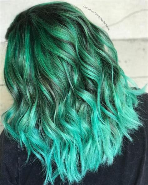 15 Green Ombre Hair Looks Trending In 2024