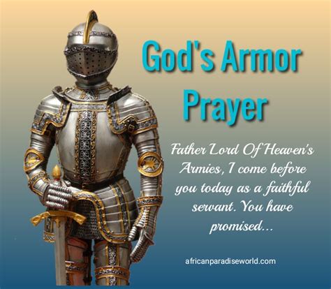 Gods Armor Prayer To Equip You Against Spiritual Battles
