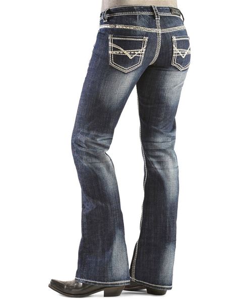 Rock And Roll Cowgirl Bootcut Riding Jeans In 2021 Riding Jeans Country Jeans Women Jeans