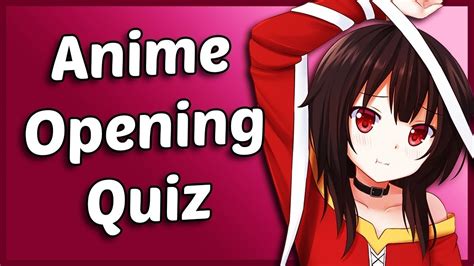 🔴anime Opening Quiz Угадай аниме по опенингу за 10 секунд Youtube