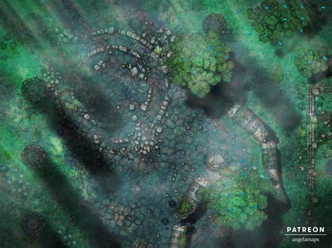 Emerald Ruins ⋆ Angela Maps Free Static And Animated Battle Maps