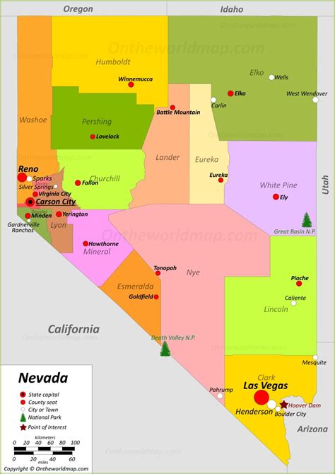 Map Of Boulder City Nevada Maps For You