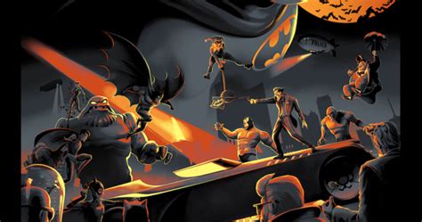 The Blot Says Batman The Animated Series Screen Print By Juan