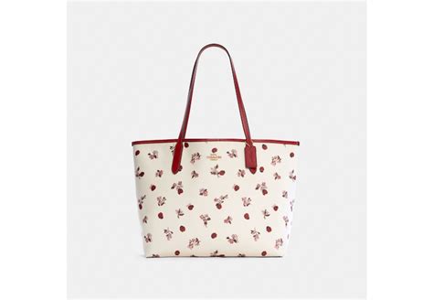 Coach® City Tote With Ladybug Floral Print