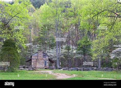 66745 04320 John Oliver Cabin In Spring Cades Cove Area Great Smoky