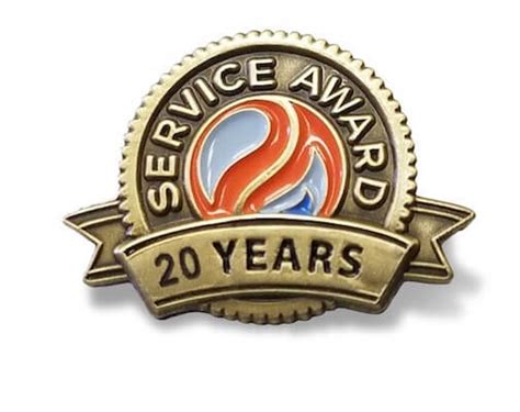 Custom Years Of Service Pins Monterey Company