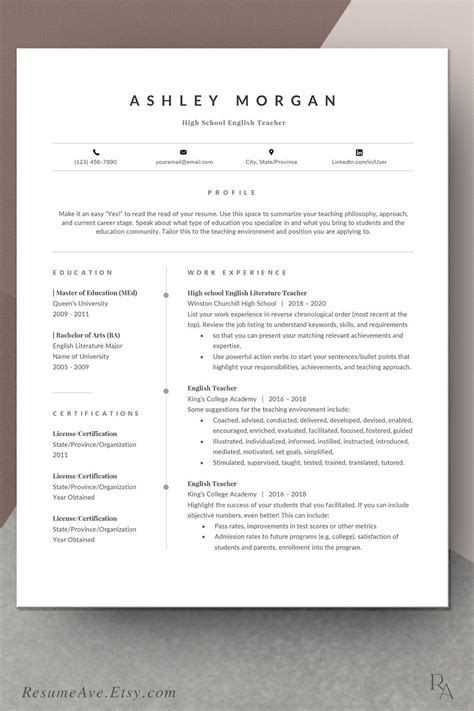 Get free teacher resume format in word now and use teacher resume format in word immediately to get % off or $ off or free shipping. Modern teacher resume template Word for instant download ...