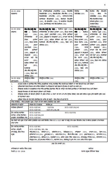 The exam will be cbt and, you are to being along your application acknowledgement slip to the screening exam. PSEB 12th Class/Punjab Board Time Table 2018