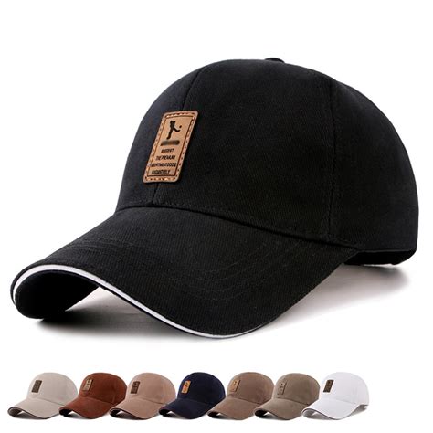 Buy Mens Baseball Caps Cotton Hat Season Comfortable