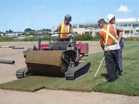 Healthy soil is an absolute necessity before laying great grass can only come from great seeds so it's important to find top notch seeds. Laying down grass for the MCC Soccer Field - YouTube