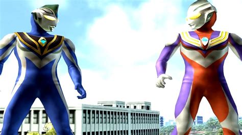 Ultraman Tiga And Agul Battle Team Mode In Fe3 Siêu Nhân điện Quang