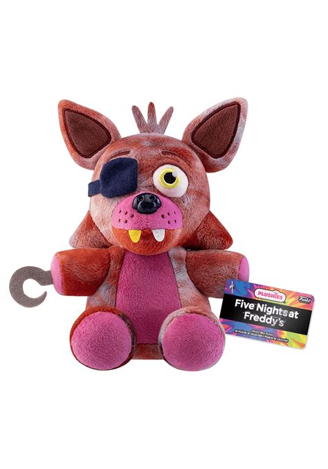 five nights at freddy s tie dye funko plush foxy