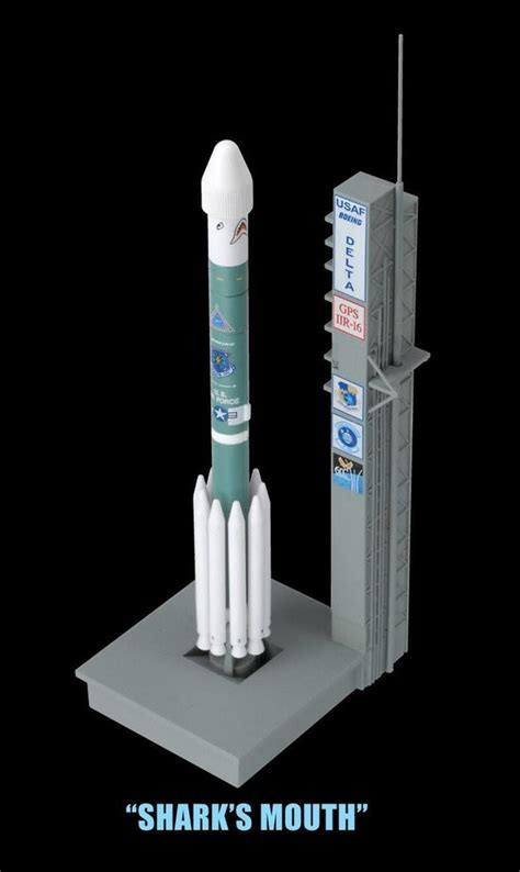 Delta Ii Rockets Wlaunch Pads Set Contains 3 Rockets Space 1400
