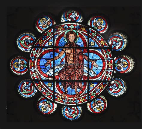 Western Rose Window Chartres Cathedral France Manuel Cohen