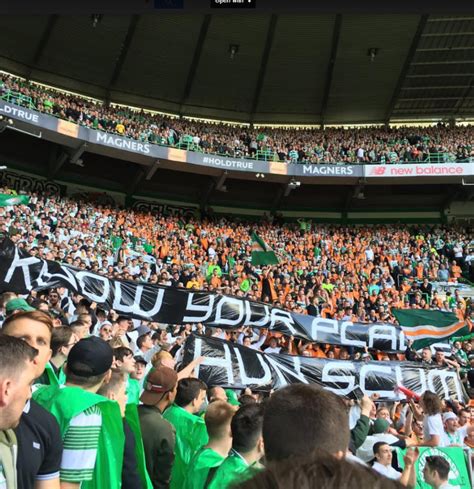 nine celtic supporters accused of hanging effigies of rangers fans at old firm match walk free