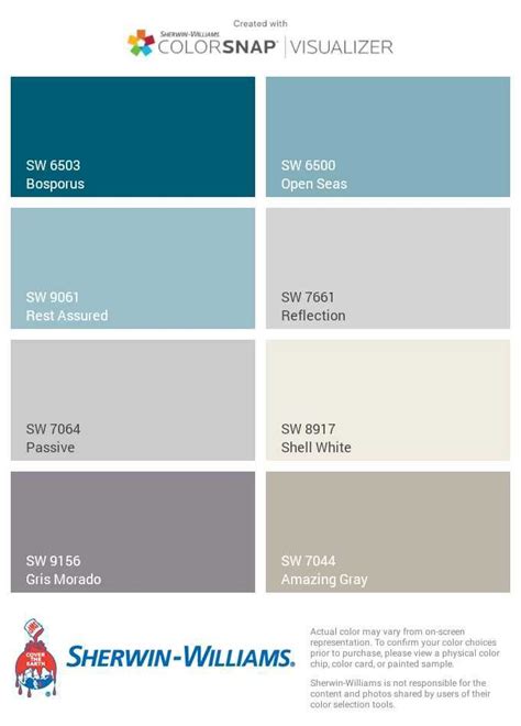 I Just Created This Color Palette With The Sherwin Williams Colorsnap