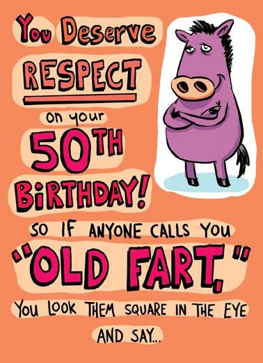Humorous 50th Birthday Cards