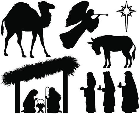 Download Nativity Silhouette Clip Art, Vector Images ...