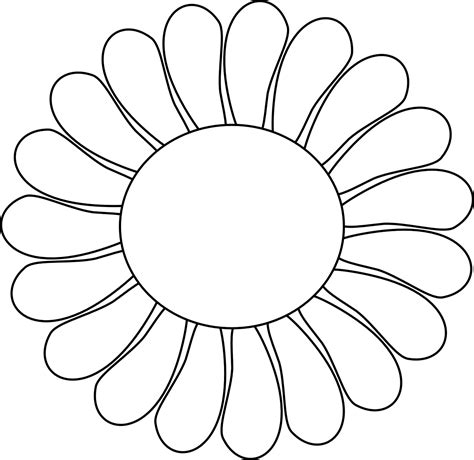 Coloring Flower Drawing Floral Png Picpng