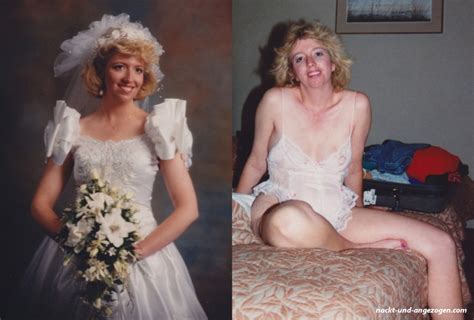 Bride Naked And Clothed Bilder Und Foto Galerie