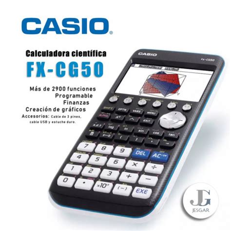 Calculadora científica Casio FX CG D Gráficos