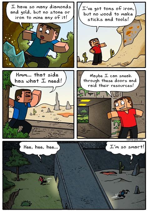 Minecraft Funny And Смешные комиксы Смешные мемы Комиксы