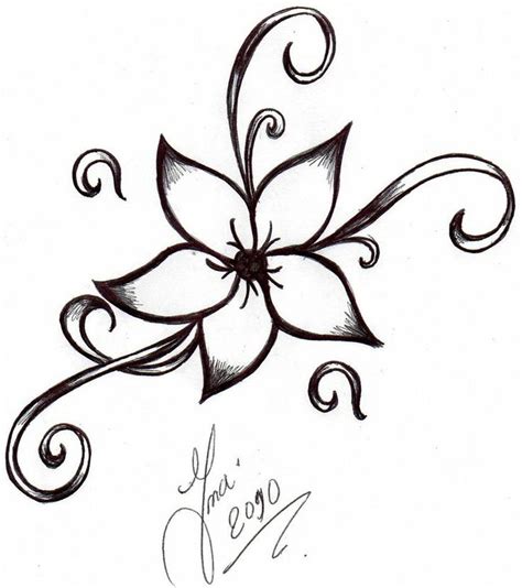 Cute Flower Designs To Draw On Paper Clipart Best Clipart Best