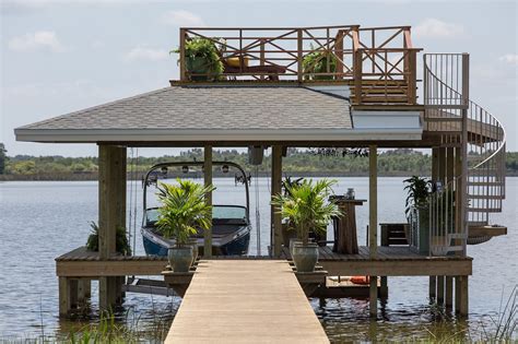 2014 Diy Blog Cabin Lake Houses Exterior Floating House Boathouse