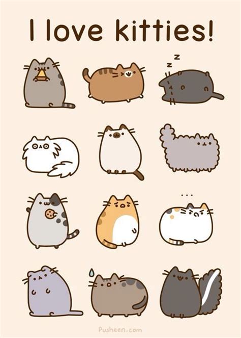 Pusheen Kawaii Pusheen Pusheen Love Kawaii Cat Kittens Cutest Cats