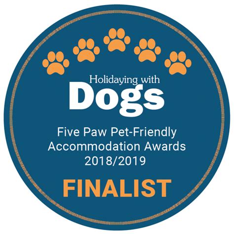 5 Paw Award Logos 09 Holidaying With Dogs