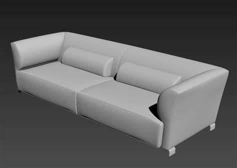 Free Download 2 Seater Sofa Living Room 3d Max File Cadbull