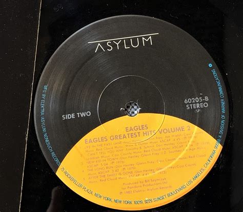 Eagles Greatest Hits Volume 2 Lp Album 1982 Asylum Records 60205 Ex