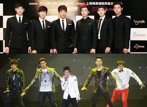 2pm members | 2pm is a boyband which formed by jyp after the conclusion of the survival reality as many fellow senior boy band whom already free to having a girlfriend, jun k actually already breaking. Korea Observer: Boy Band 2PM To Hold Manila Concert In March