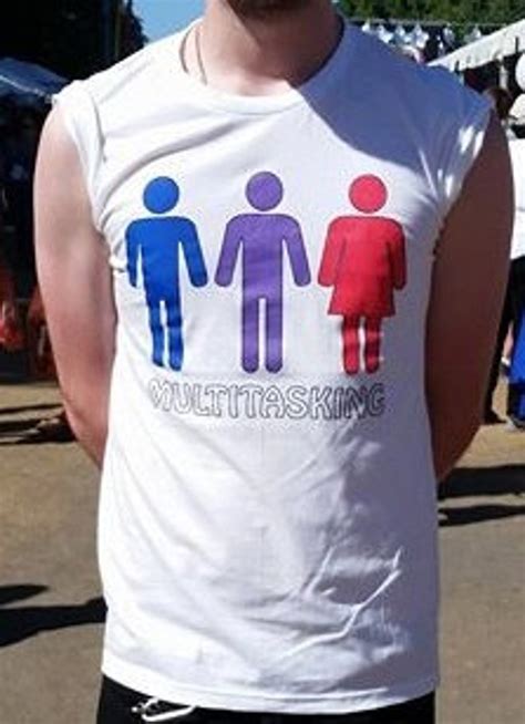Bisexual Polyamorous Threesome Multitasking T Shirt Mmf Etsy