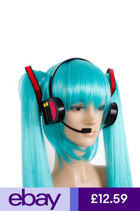 Anime Hatsune Miku Vocaloid Black Earphone Headset Hair Accessory