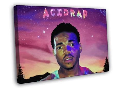 Chance The Rapper Acid Rap Art Rap Hip Hop Music 20x16 Inch Framed