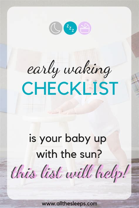 4 Reasons Your Baby Is Waking Early All The Sleeps Mom Survival Kit