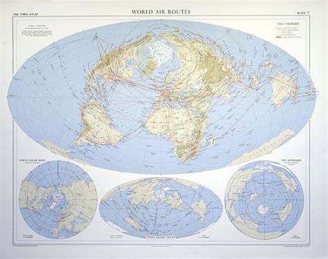 Jonathan Potter Map World Air Routes