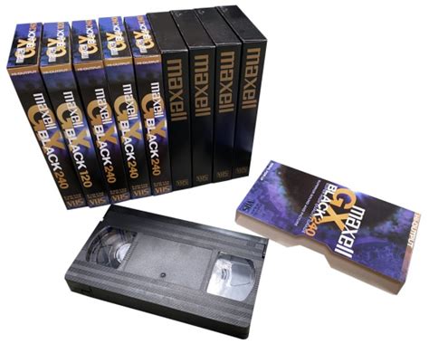Prop Hire Maxell Vhs Video Tapes Nineties