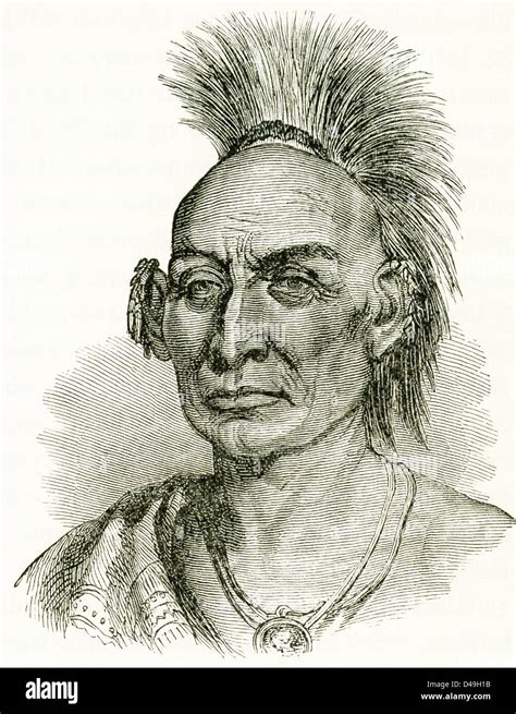 Black Hawk Was The Leader And Warrior Of The Sauk American Indian Tribe