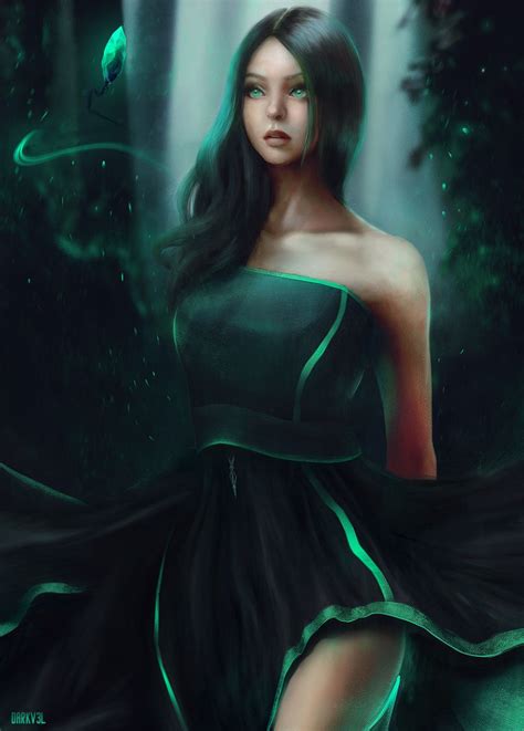 Mystic Forest By Darkv3l Fantasy Art Women Beautiful Fantasy Art