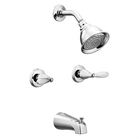 And now you are thinking, how can i choose the ideal bathtub faucet for my bathroom amidst all these options? but luckily we have thought of you and built a comprehensive review and guide of bathtub. MOEN Adler 2-Handle 1-Spray Tub and Shower Faucet with ...