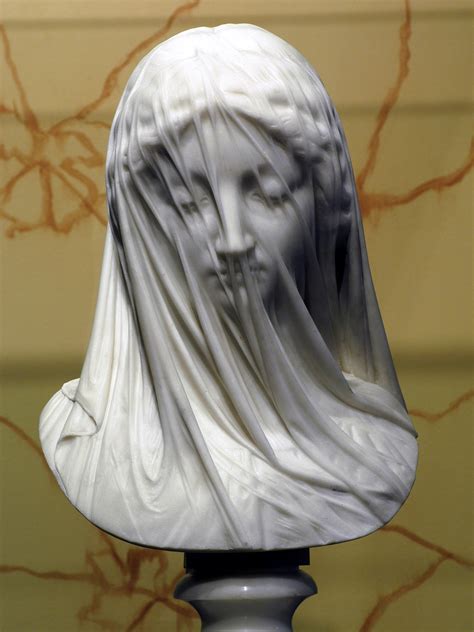 Veiled Lady Sculpture 28 And 16 Cms Height Veiled Virgin Veiled