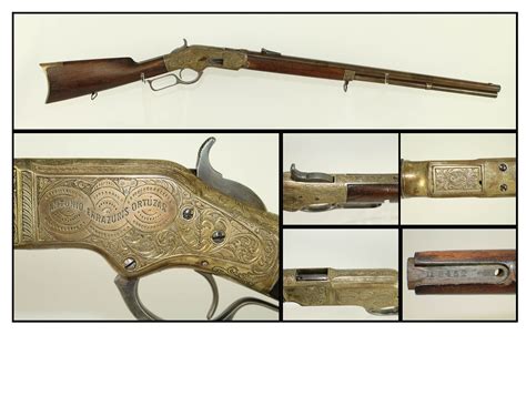 Antique Winchester Model Lever Action Rifle Engr Vrogue Co