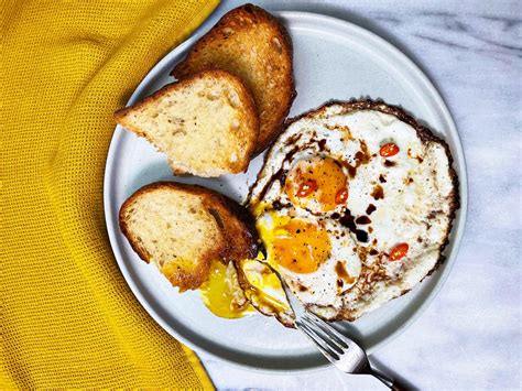 Browned Butter And Maggi Fried Eggs Best Fried Egg Recipe — Whiskey And Booch