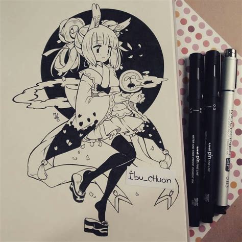 Pin By Phyllis On Ibu Chuammarker Art Anime Drawings Sketches Anime