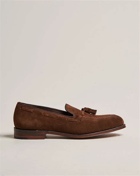 Loake Russell Tassel Loafer Polo Oiled Suede At Careofcarl Com In Tassel Loafers