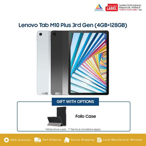 Lenovo Tab M10 Plus 3rd Gen Price In Malaysia And Specs Kts